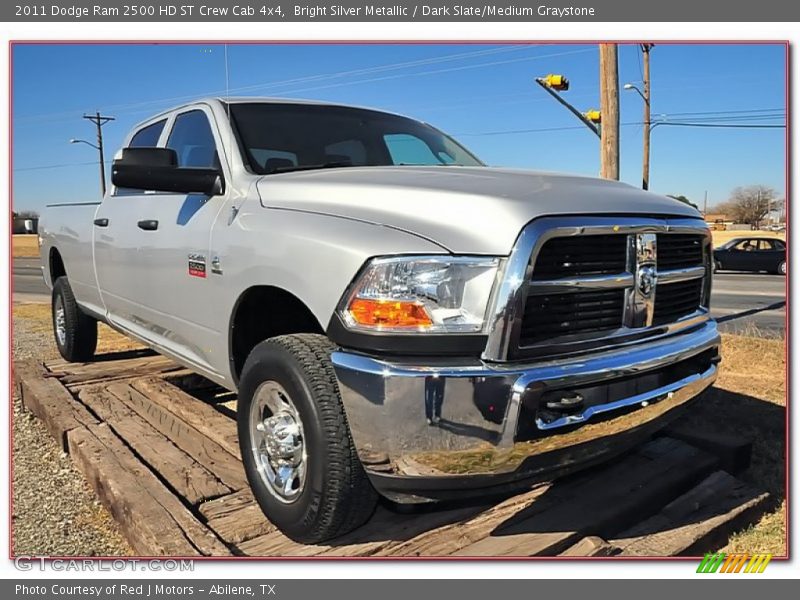 Bright Silver Metallic / Dark Slate/Medium Graystone 2011 Dodge Ram 2500 HD ST Crew Cab 4x4