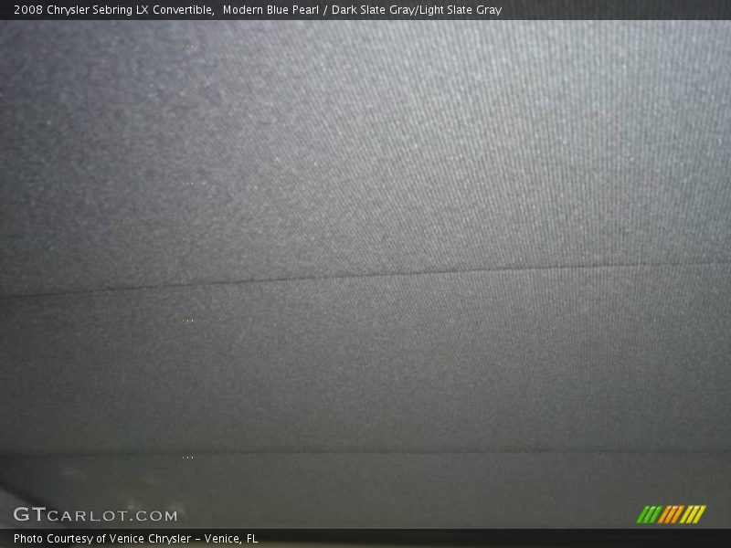 Modern Blue Pearl / Dark Slate Gray/Light Slate Gray 2008 Chrysler Sebring LX Convertible