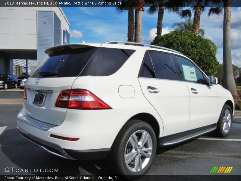 Arctic White / Almond Beige 2013 Mercedes-Benz ML 350 4Matic