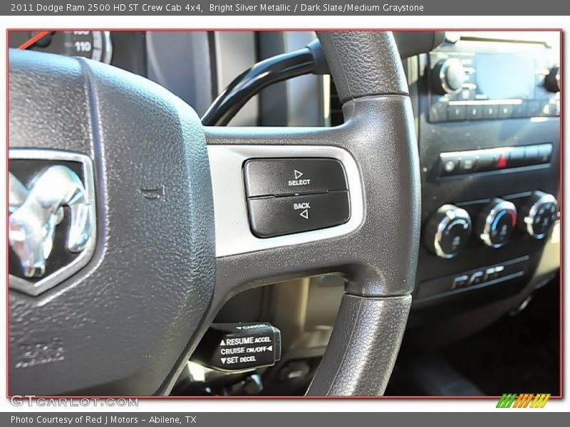 Bright Silver Metallic / Dark Slate/Medium Graystone 2011 Dodge Ram 2500 HD ST Crew Cab 4x4