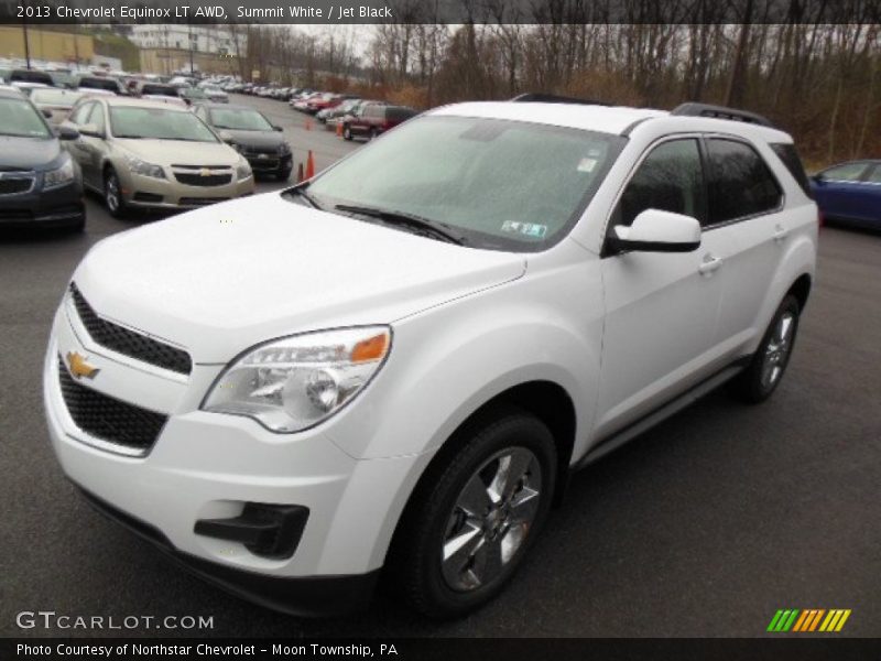 Summit White / Jet Black 2013 Chevrolet Equinox LT AWD