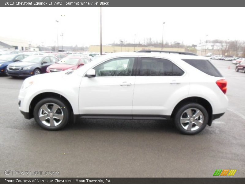 Summit White / Jet Black 2013 Chevrolet Equinox LT AWD