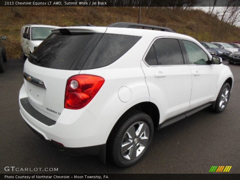 Summit White / Jet Black 2013 Chevrolet Equinox LT AWD