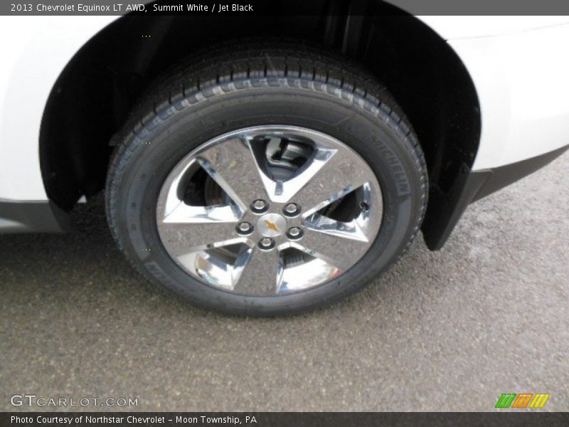 Summit White / Jet Black 2013 Chevrolet Equinox LT AWD