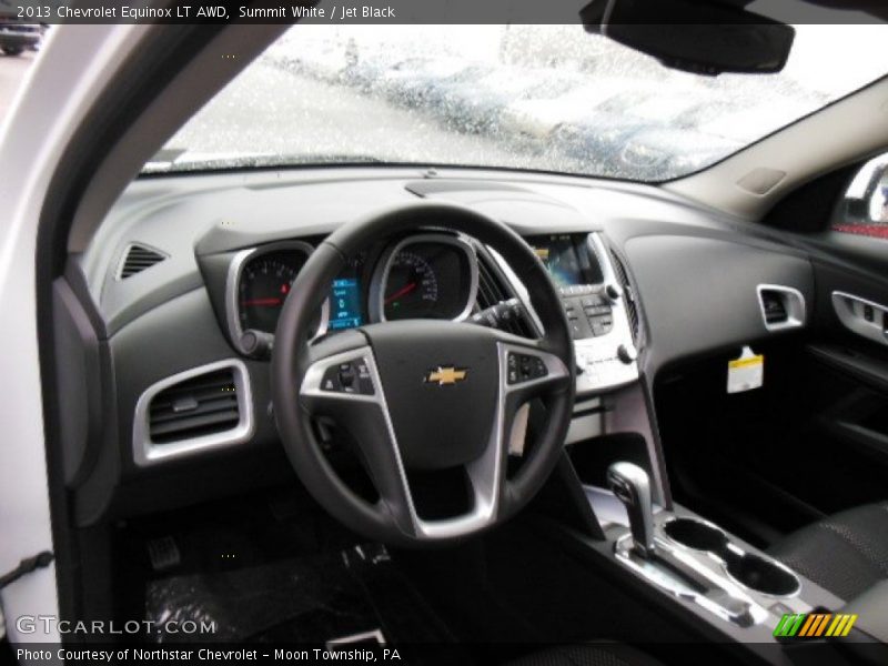 Summit White / Jet Black 2013 Chevrolet Equinox LT AWD