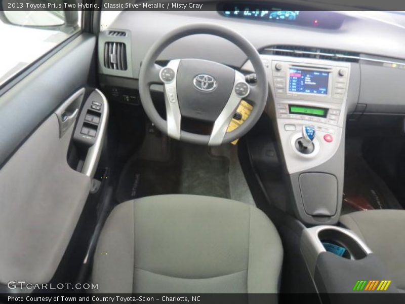 Classic Silver Metallic / Misty Gray 2013 Toyota Prius Two Hybrid