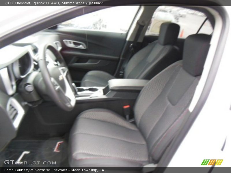 Summit White / Jet Black 2013 Chevrolet Equinox LT AWD