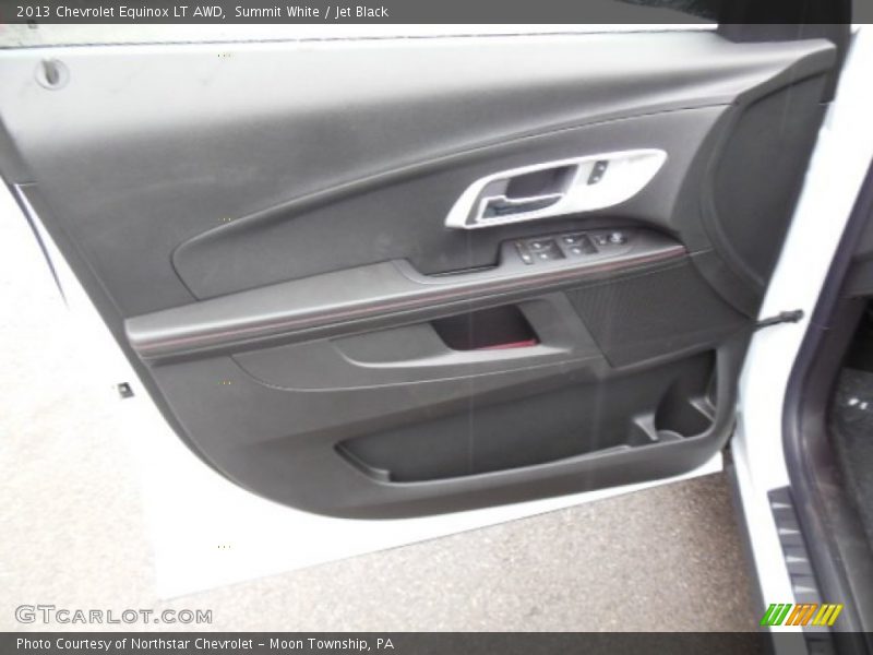Summit White / Jet Black 2013 Chevrolet Equinox LT AWD