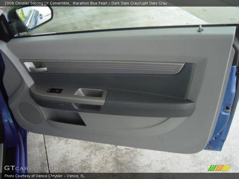 Marathon Blue Pearl / Dark Slate Gray/Light Slate Gray 2008 Chrysler Sebring LX Convertible