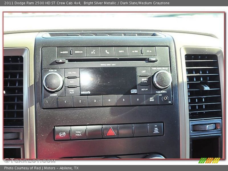 Bright Silver Metallic / Dark Slate/Medium Graystone 2011 Dodge Ram 2500 HD ST Crew Cab 4x4