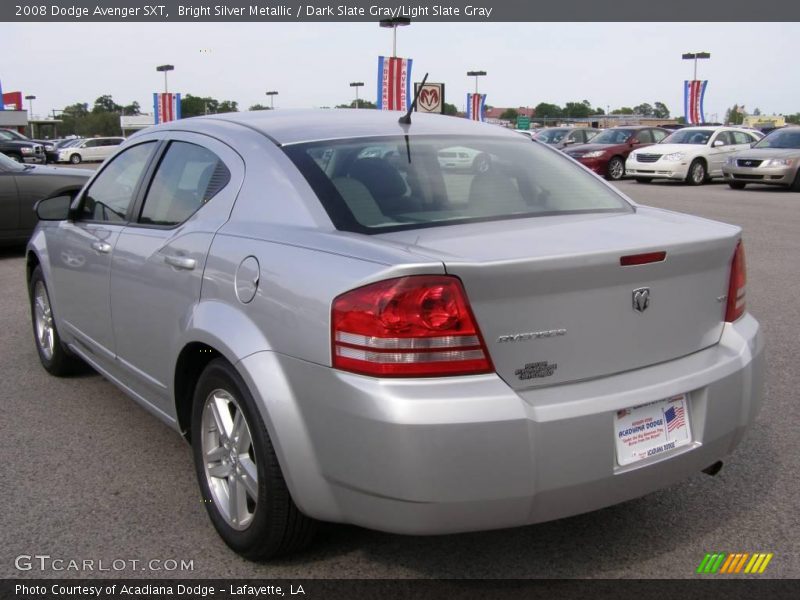 Bright Silver Metallic / Dark Slate Gray/Light Slate Gray 2008 Dodge Avenger SXT