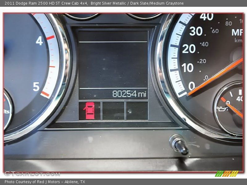 Bright Silver Metallic / Dark Slate/Medium Graystone 2011 Dodge Ram 2500 HD ST Crew Cab 4x4