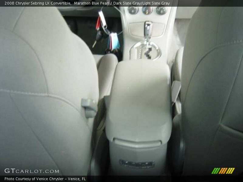 Marathon Blue Pearl / Dark Slate Gray/Light Slate Gray 2008 Chrysler Sebring LX Convertible