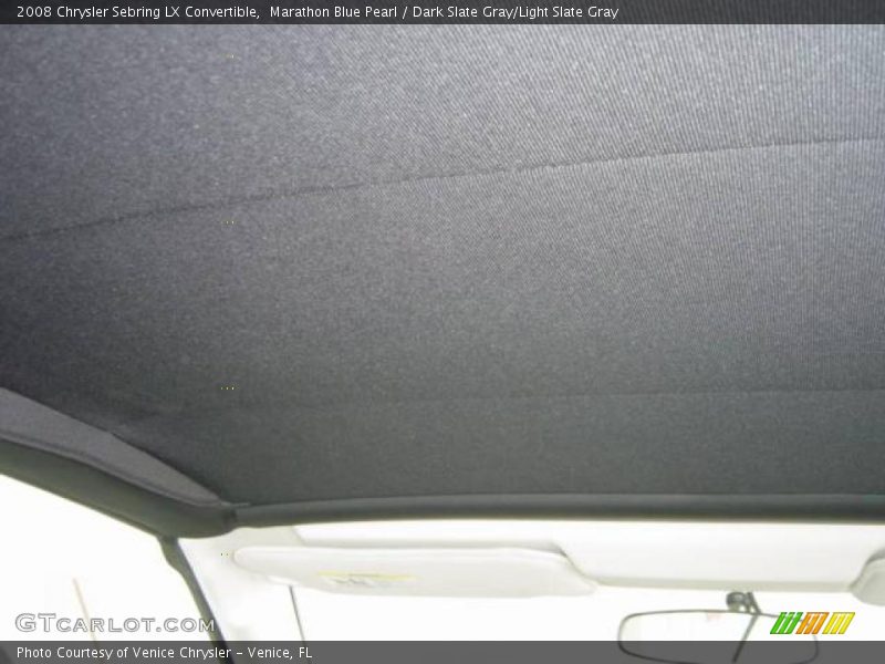 Marathon Blue Pearl / Dark Slate Gray/Light Slate Gray 2008 Chrysler Sebring LX Convertible