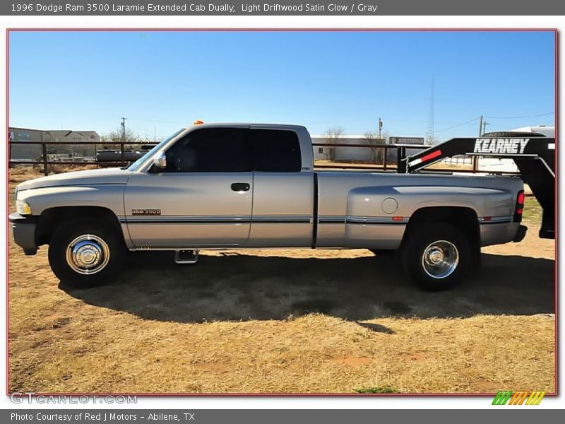 Light Driftwood Satin Glow / Gray 1996 Dodge Ram 3500 Laramie Extended Cab Dually