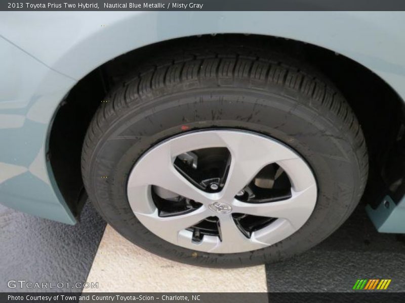 Nautical Blue Metallic / Misty Gray 2013 Toyota Prius Two Hybrid