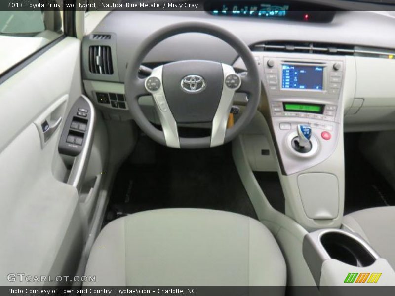 Nautical Blue Metallic / Misty Gray 2013 Toyota Prius Two Hybrid
