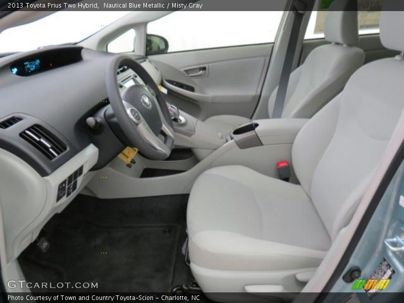 Nautical Blue Metallic / Misty Gray 2013 Toyota Prius Two Hybrid