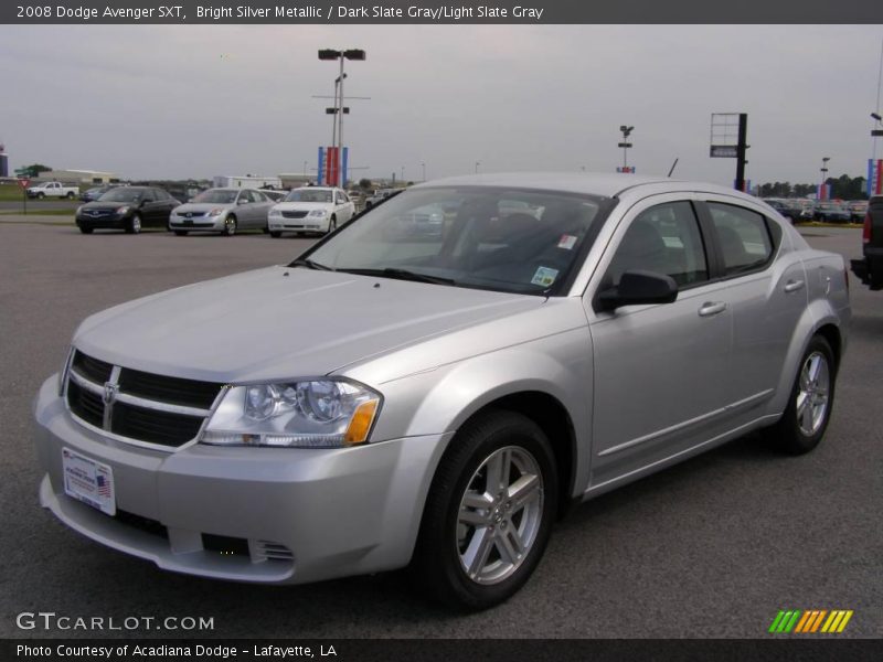 Bright Silver Metallic / Dark Slate Gray/Light Slate Gray 2008 Dodge Avenger SXT