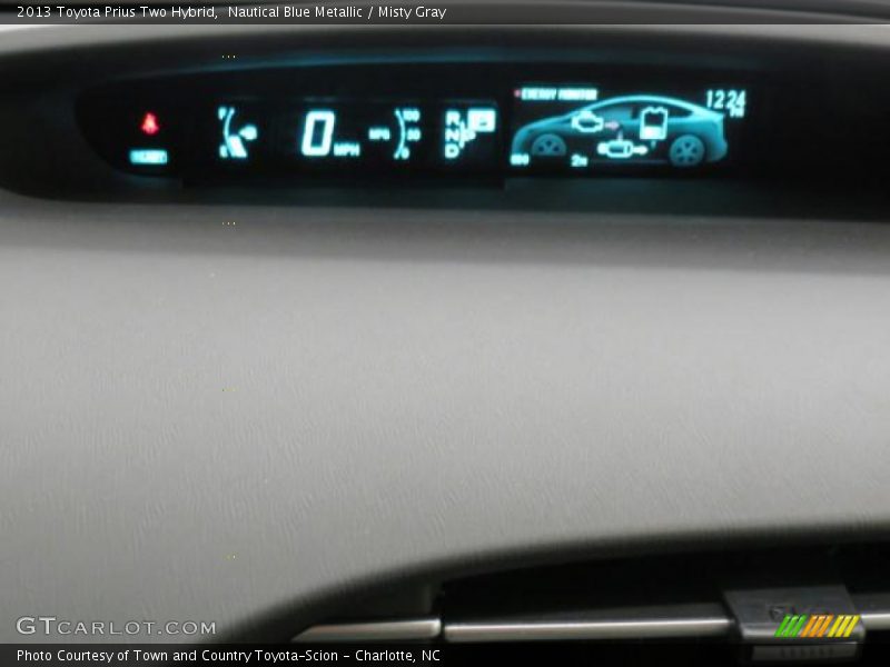 Nautical Blue Metallic / Misty Gray 2013 Toyota Prius Two Hybrid