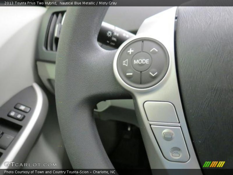 Nautical Blue Metallic / Misty Gray 2013 Toyota Prius Two Hybrid