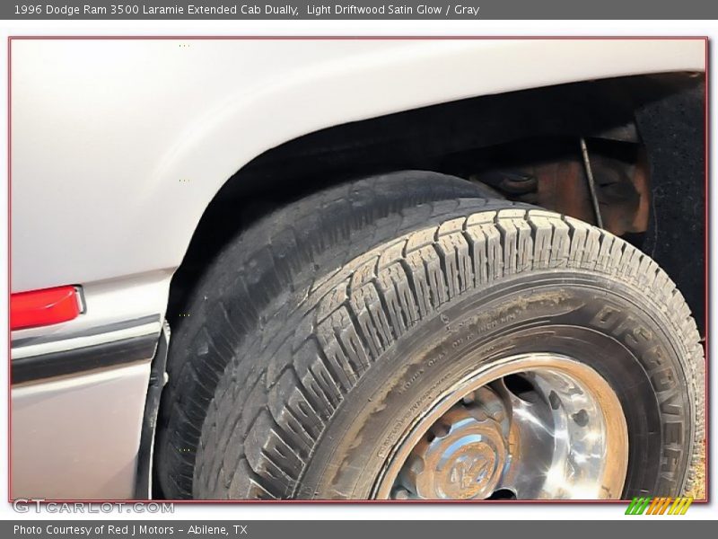 Light Driftwood Satin Glow / Gray 1996 Dodge Ram 3500 Laramie Extended Cab Dually