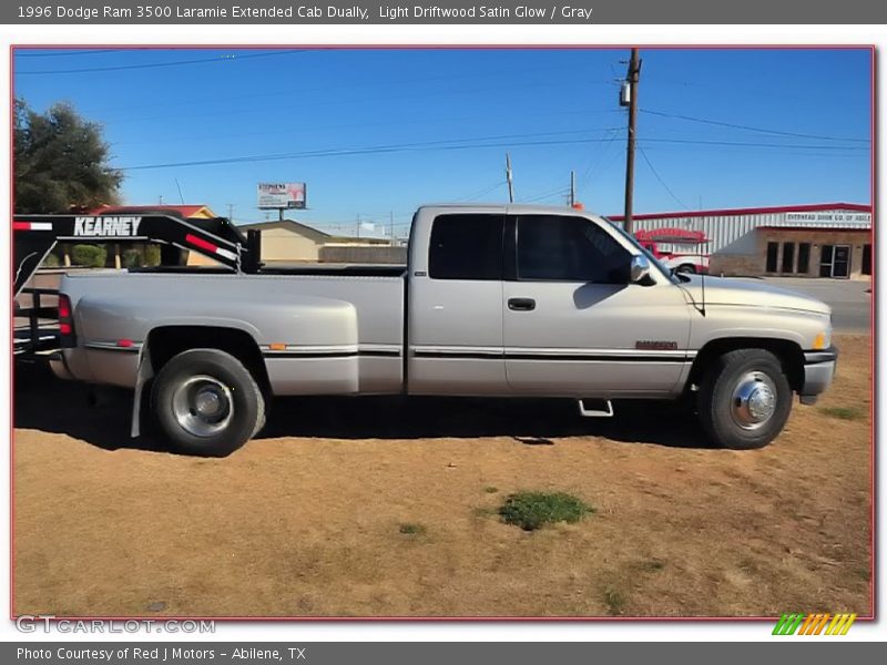 Light Driftwood Satin Glow / Gray 1996 Dodge Ram 3500 Laramie Extended Cab Dually