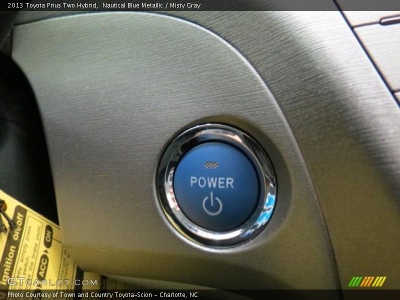 Nautical Blue Metallic / Misty Gray 2013 Toyota Prius Two Hybrid
