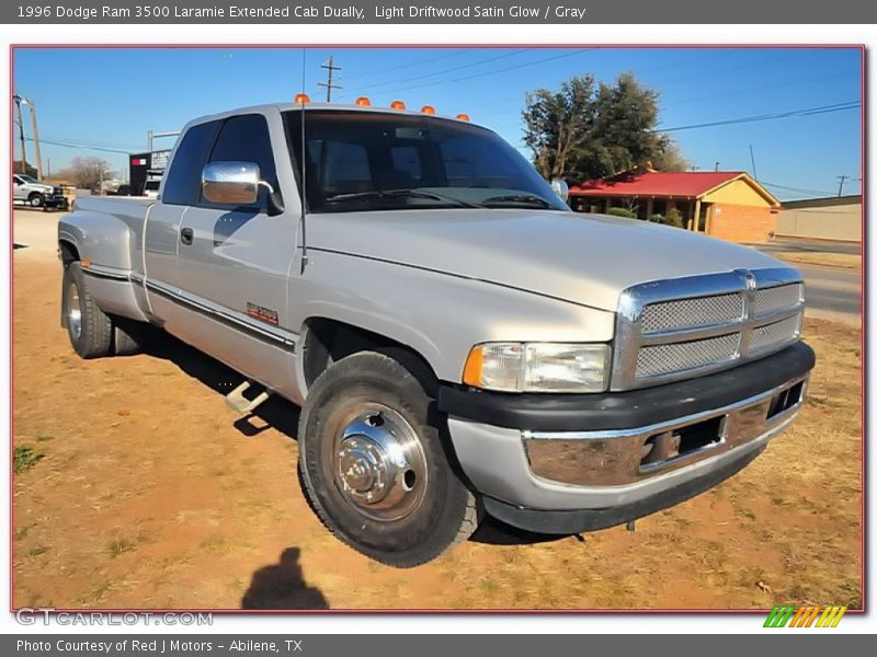 Light Driftwood Satin Glow / Gray 1996 Dodge Ram 3500 Laramie Extended Cab Dually