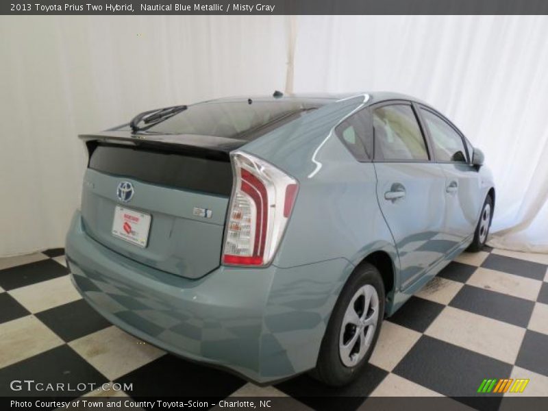 Nautical Blue Metallic / Misty Gray 2013 Toyota Prius Two Hybrid