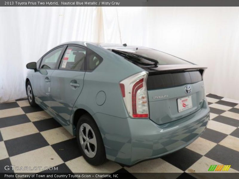 Nautical Blue Metallic / Misty Gray 2013 Toyota Prius Two Hybrid