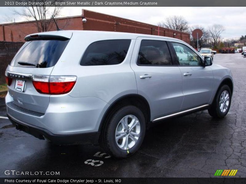 Bright Silver Metallic / Dark Graystone/Medium Graystone 2013 Dodge Durango SXT