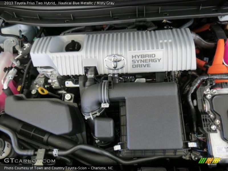 Nautical Blue Metallic / Misty Gray 2013 Toyota Prius Two Hybrid