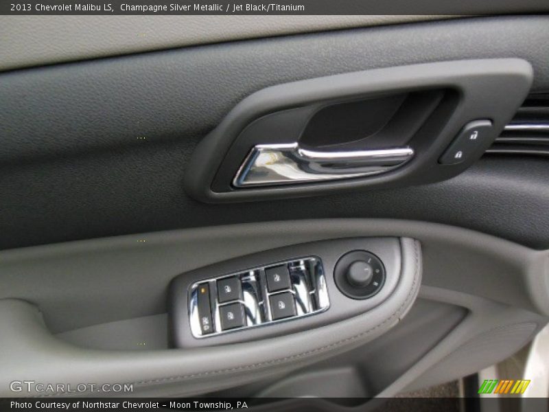 Champagne Silver Metallic / Jet Black/Titanium 2013 Chevrolet Malibu LS