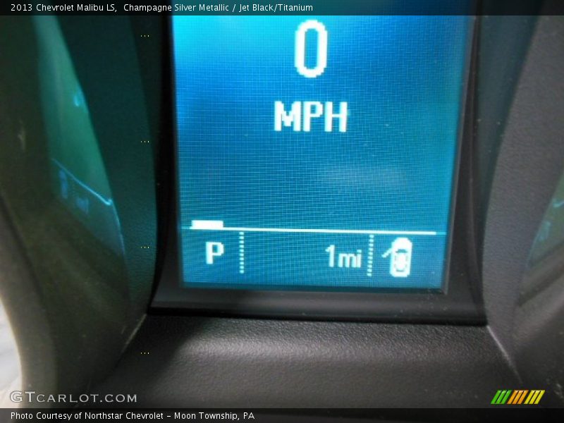 Champagne Silver Metallic / Jet Black/Titanium 2013 Chevrolet Malibu LS