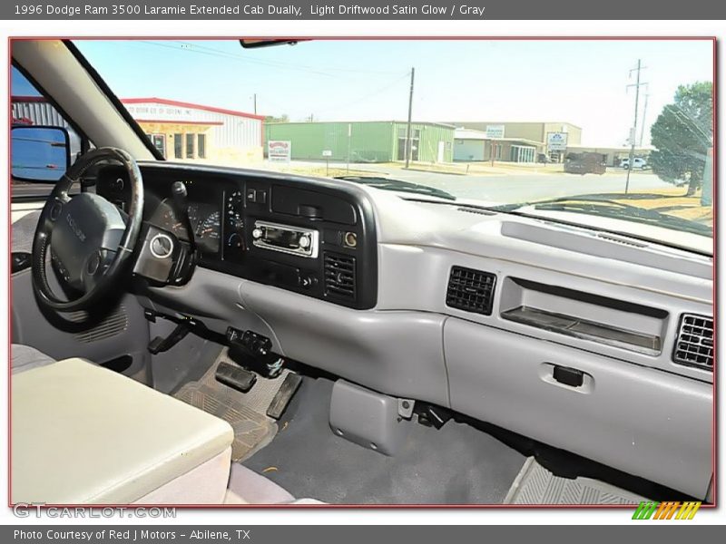 Light Driftwood Satin Glow / Gray 1996 Dodge Ram 3500 Laramie Extended Cab Dually