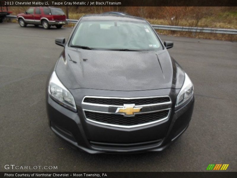 Taupe Gray Metallic / Jet Black/Titanium 2013 Chevrolet Malibu LS