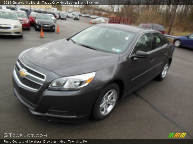 Taupe Gray Metallic / Jet Black/Titanium 2013 Chevrolet Malibu LS
