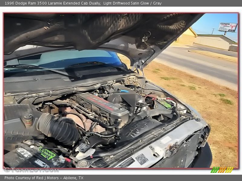 Light Driftwood Satin Glow / Gray 1996 Dodge Ram 3500 Laramie Extended Cab Dually