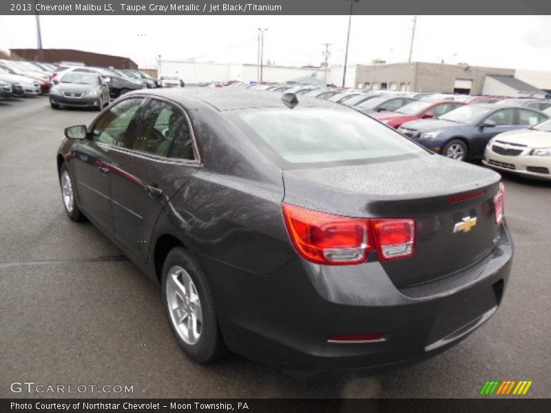 Taupe Gray Metallic / Jet Black/Titanium 2013 Chevrolet Malibu LS