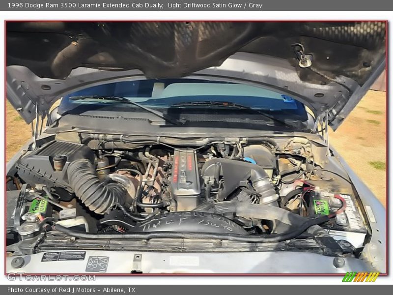 Light Driftwood Satin Glow / Gray 1996 Dodge Ram 3500 Laramie Extended Cab Dually