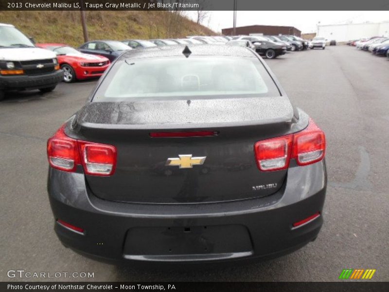 Taupe Gray Metallic / Jet Black/Titanium 2013 Chevrolet Malibu LS