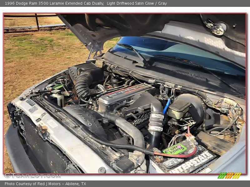 Light Driftwood Satin Glow / Gray 1996 Dodge Ram 3500 Laramie Extended Cab Dually