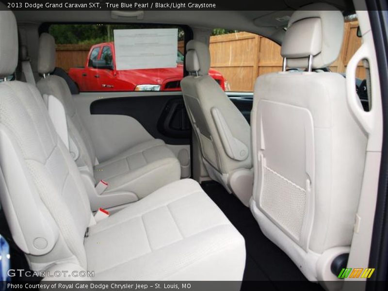 True Blue Pearl / Black/Light Graystone 2013 Dodge Grand Caravan SXT