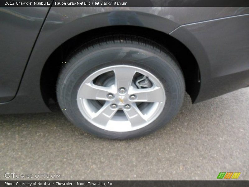 Taupe Gray Metallic / Jet Black/Titanium 2013 Chevrolet Malibu LS