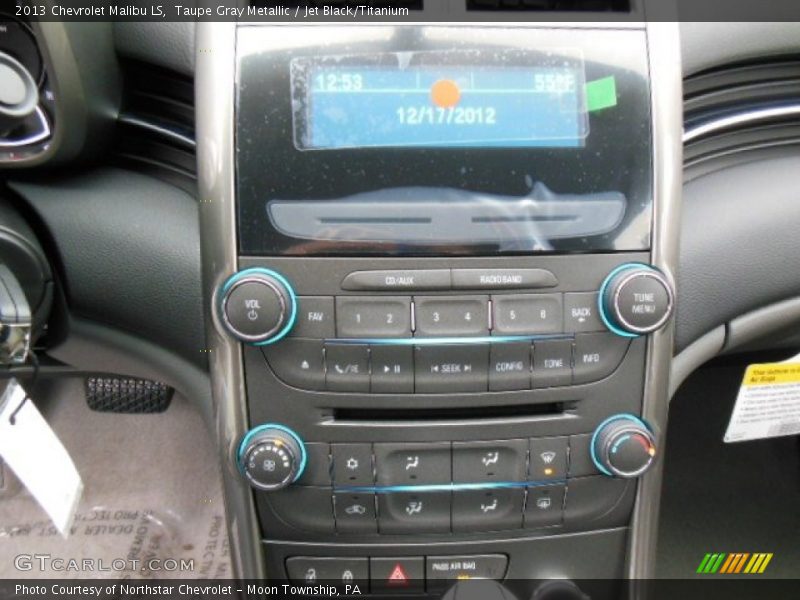 Taupe Gray Metallic / Jet Black/Titanium 2013 Chevrolet Malibu LS
