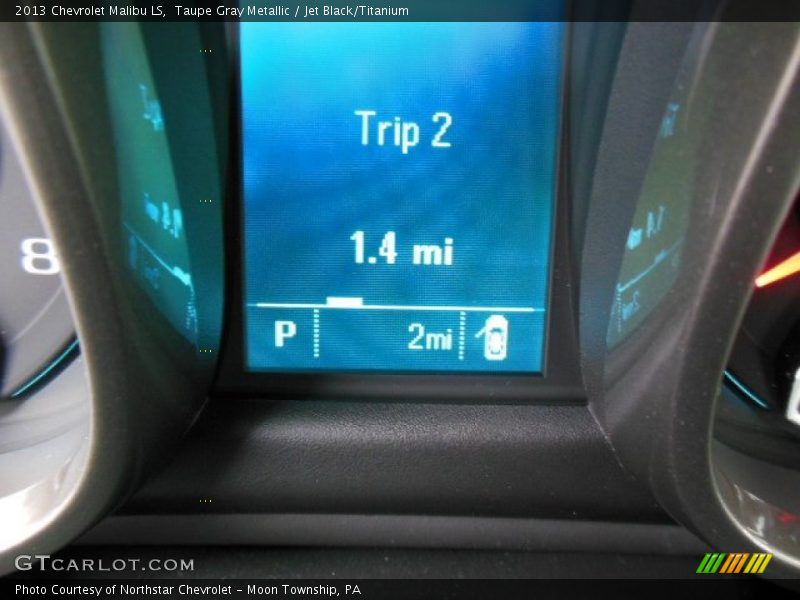 Taupe Gray Metallic / Jet Black/Titanium 2013 Chevrolet Malibu LS