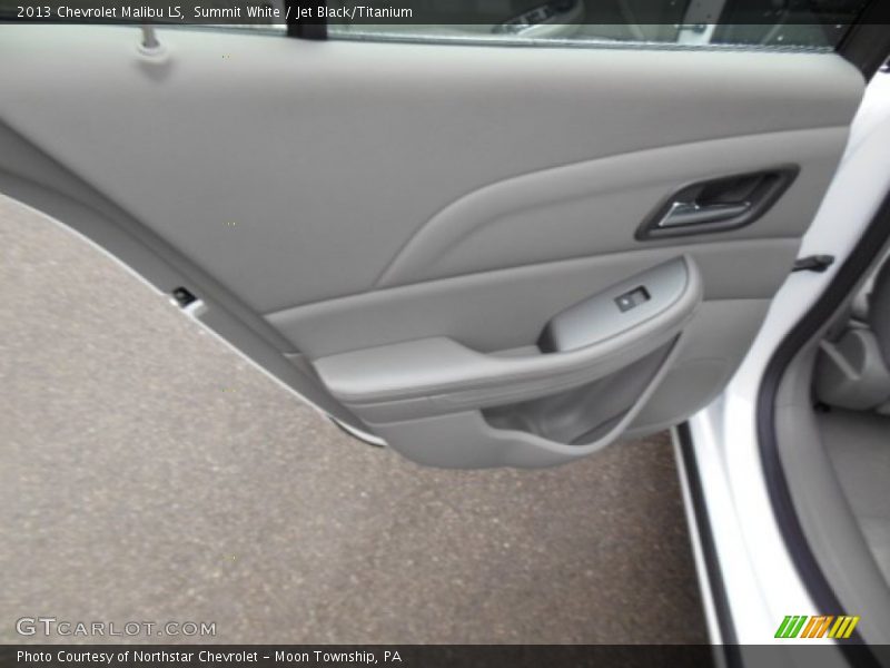 Summit White / Jet Black/Titanium 2013 Chevrolet Malibu LS