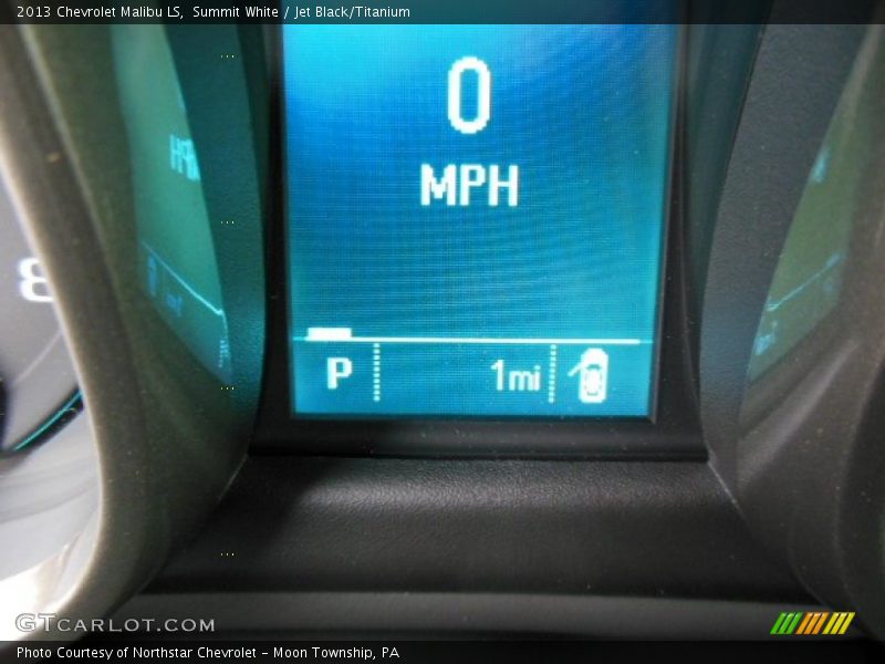 Summit White / Jet Black/Titanium 2013 Chevrolet Malibu LS