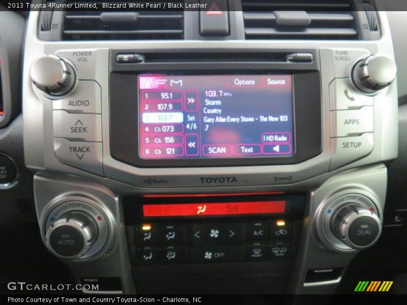 Blizzard White Pearl / Black Leather 2013 Toyota 4Runner Limited